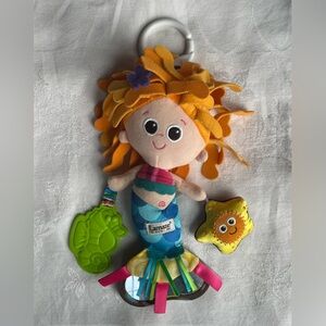 Lamaze Marina Mermaid Activity Doll Sensory Crinkle Rattle Teether Clip On 10”